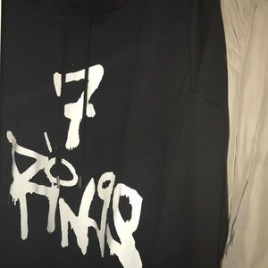 Ariana Grande Long Fit Black Hoodie